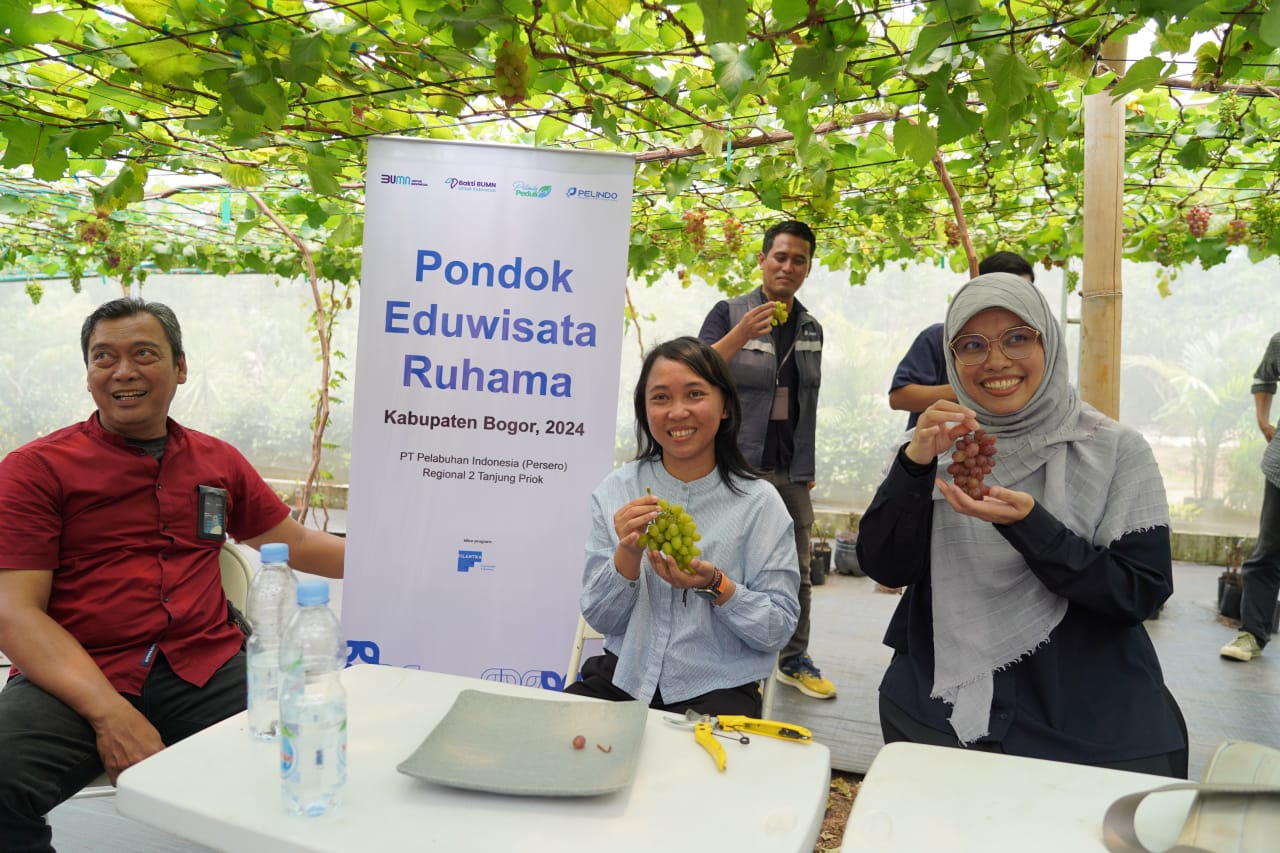 Pelindo Regional 2 dukung Kemandirian dan Produktifitas Pondok Pesantren Ruhama Melalui Program Eduwisata.