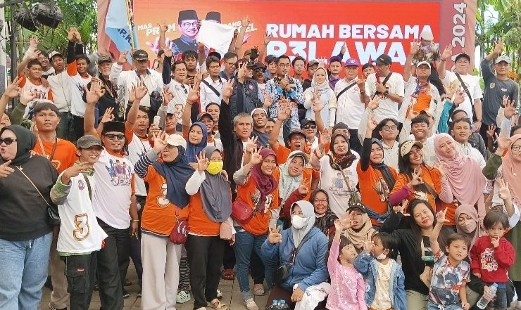 250 Motor, Gabungan Buruh Jakarta Konvoi Sambut Kemenangan Pram-Doel