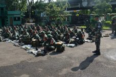 Komandan Kodim 0502/JU, Letkol Inf Dony Gredinand Pimpin Apel Pengecekan Operasional Personel