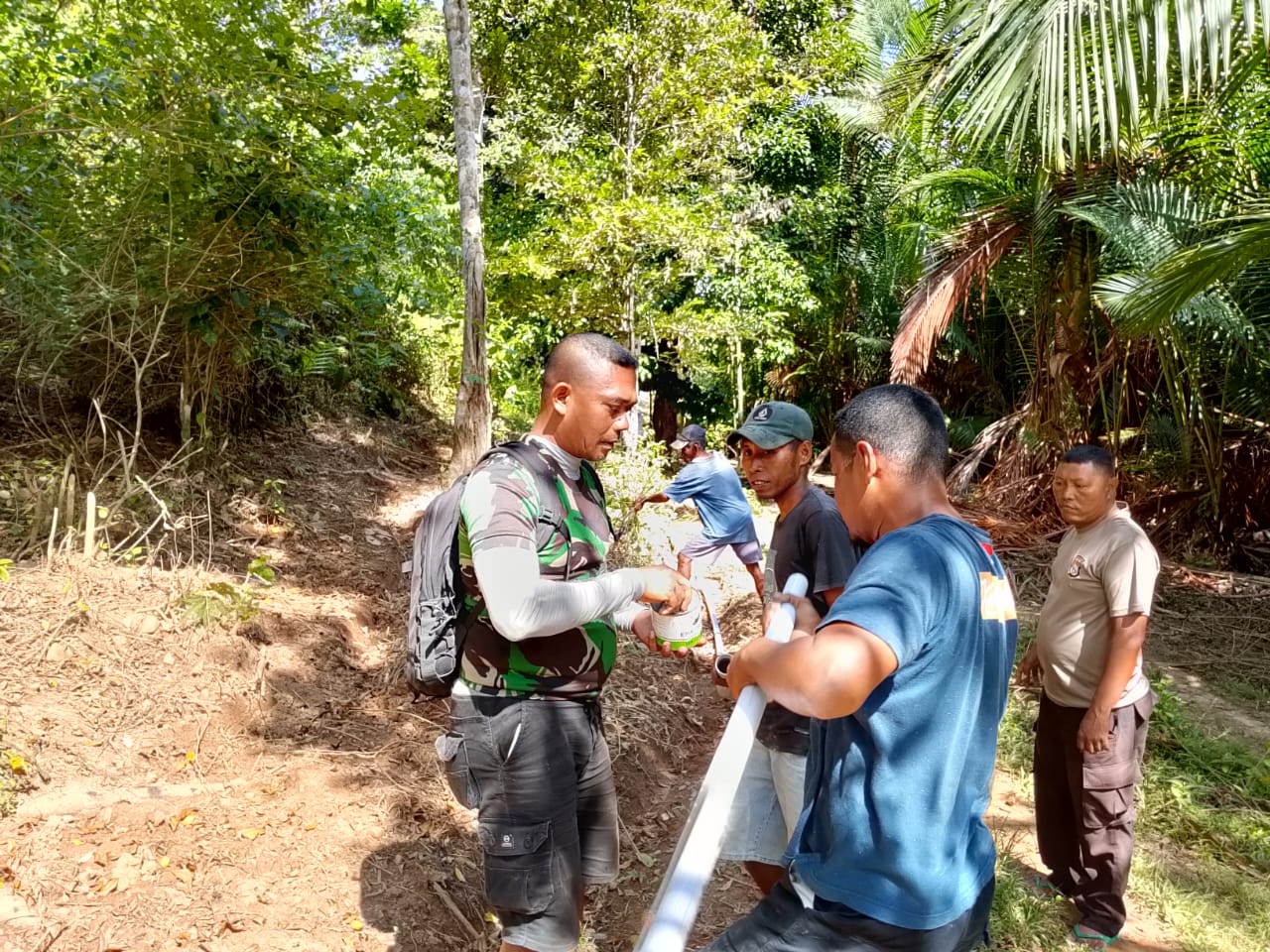 Sasaran Fisik Manunggal Air Tahap Pemasangan Pipanisasi