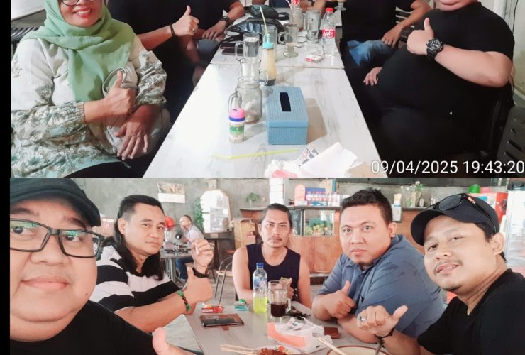 Sahabat Wartawan Bekasi Gelar Halal bihalal di Kawasan Medland Tambun Bersama Ketua Ormas Satria Banten dan AWPI Kab. Bekasi