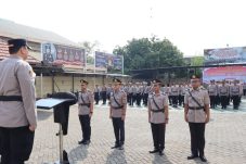 Pesan Kapolres saat sumpah jabatan wakapolres dan Kasatsamapta