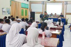 Sambangi Sekolah PERKAPJU Tekan kan Pentingnya Bela Negara