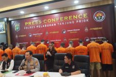 12 tersangka pengedar narkoba berhasil di amankan Polres Pelabuhan Tanjung Priok