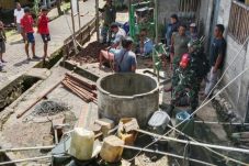 Satgas TMMD ke 124 wujudkan air bersih di Desa Guaria