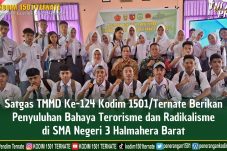 Siswa-siswi SMAN 3 di beri penyuluhan bahaya terorisme dan radikalisme