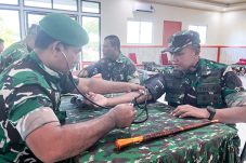 Satgas TMMD Gelar Aksi Donor Darah