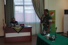 Penyuluhan P4GN di ikuti 85 peserta terdiri Personel dan Staff Kodim 0502/JU