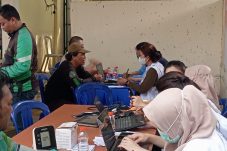 Hari Bhayangkara ke 79 , Polsek Koja gandeng Polsek Cilincing gelar pemeriksaan kesehatan gratis
