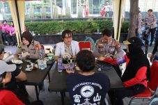 Kapolres Pelabuhan Tanjung Priok ikuti bakti kesehatan di car free day