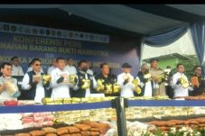 BNN RI musnahkan berbagai jenis narkotika dalam skala besar