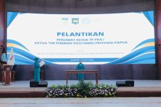 Tyas Fatoni terpilih sebagai Pejabat Ketua TP PKK dan Ketua Pembina Posyandu Provinsi Papua