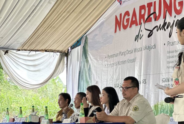 Anak muda di Desa Sukajadi di berikan edukasi dan pelatihan platform digital guna promosi wisata