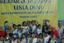 250 Murid Taman Kanak-kanak Se Jakarta Utara Mengikuti Kejuaraan Olahraga Usia Dini