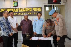 Polres Pelabuhan Tanjung Priok resmi teken kontrak pembangunan rumah dinas