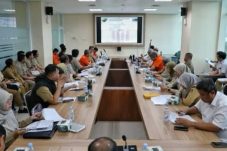 Dirjen Sumber Daya Air Balai Besar Ciliwung Cisadane dan BPBD menyelenggarakan Rakor RTD Bendungan Gintung