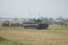 Jelang upacara pasukan operasional dan kehormatan militer Panglima TNI cek lokasi