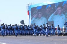 Upacara Gelar Pasukan Operasional dan Kehormatan Militer di Pusdiklatpassus