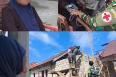 Nenek terharu rumah nya di sulap oleh satgas TMMD 125 Kodim 1506/Namlea