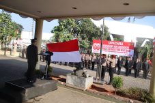 Kapolres sampaikan pesan Nasionalisme saat pimpin upacara kemerdekaan Indonesia