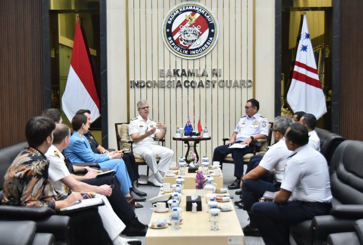Courtesy Call Komandan Maritime Border Command Australia berkunjung ke Bakamla RI