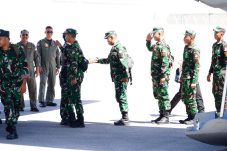 Hercules yang mengangkut bantuan logistik telah sampai di Amman dengan selamat