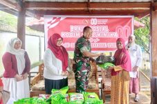 Kodim 1710/Mimika Gelar Bakti Sosial dan Santunan Dalam Rangkaian HUT RI ke 80
