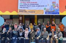 BPBD Provinsi DKI Jakarta sosialisasi simulasi kebencanaan untuk siswa