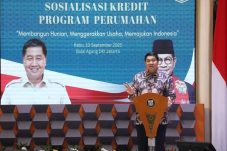 Maruarar Sirait, menghadiri acara Sosialisasi Kredit Program Perumahan “Membangun Hunian