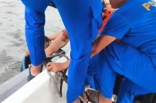 Polairud Polres Kepulauan Seribu, berhasil selamatkan pengendara Jetski yang terseret arus