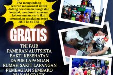 Di hari jadi TNI ke 80 akan ada pesta rakyat di monas