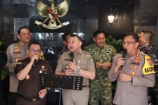 Syukuran di HUT TNI le 80 , jajaran forkopimko ramaikan kodim 0502/Jakarta Utara