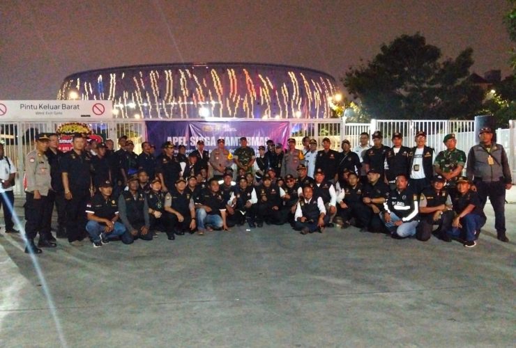 Saat apel bersama Polres Metro Jakarta Utara, Dandim 0502/JU ingatkan tetap jaga kamtibmas