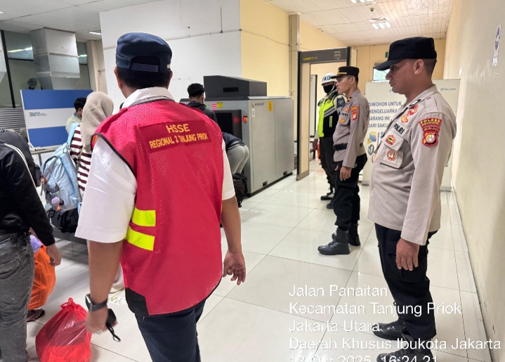 Polres Priok amankan debarkasi KM Dobonsolo dari Surabaya