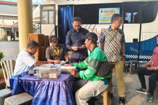 Driver ojol dapat perpanjangan SIM Gratis dari Polres Priok