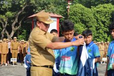 Wali Kota Bekasi Lepas Tim Tajimalela Berlaga di Turnamen Internasional Singa Cup U-14 di Singapura