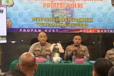 Polres Kepulauan Seribu gelar Sosialisasi Pembinaan dan Pemulihan Profesi Polri