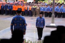 Walikota Jakarta Utara Peringati Hari Pahlawan bersama Forkopimko di Halaman Plaza Barat