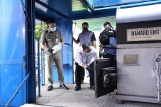 Barang Rampasan di Musnahkan di Lapangan Kantor Kejaksaan Negeri Jakarta Utara