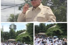 Warga Bekasi Selatan Antusias Menyambut kedatangan Presiden RI Prabowo Subianto