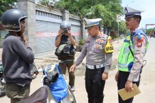 Di operasi Zebra Jaya 2025 , Polres Priok langsung tindak pengendara yang melanggar