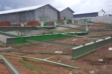 Pembangunan Gudang di Komplek Pergudangan Akong Ambruk