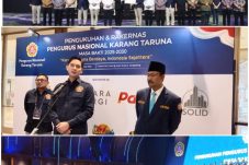 Siap Bangkit ! Budisatrio Djiwandono Resmi Dikukuhkan sebagai Ketua Umum Karang Taruna Masa Bakti 2025–2030