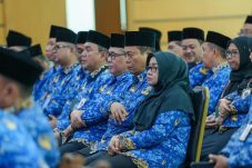 Jajaran ASN Jakarta Utara Peringati HUT Korpri ke 54