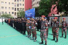 Harmoni Ormas untuk Jaga Jakarta: Polres Jakbar Gelar Apel Siaga Kamtibmas