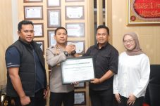 Grab Indonesia datangi Polres Metro Tangerang Kota berikan apresiasi dalam penegakan hukum