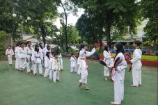 RPTRA Bawang Putih Kelurahan Kebon Bawang kegiatan olahraga taekwondo