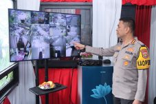 Pastikan Keamanan Natal dan Tahun Baru, Kapolres Metro Tangerang Kota Pimpin Pengecekan Pos Pam/Yan
