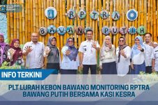 Plt Lurah Kebon Bawang Monitoring Kegiatan di RPTRA Bawang Putih