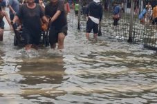 Banjir Rendam Kawasan Mangga Dua, Pengendara Diminta Waspada Genangan di Bawah Flyover